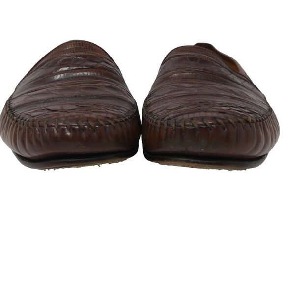 Mezlan Sebastian Brown Genuine Lizard Leather Loafers Mens 12 main image 11
